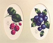 Raspberries and Blueberries